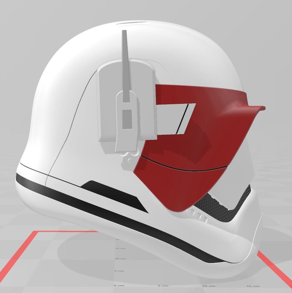 Lt Gauge FOTK Visor First Order Stormtrooper 3D print model_3