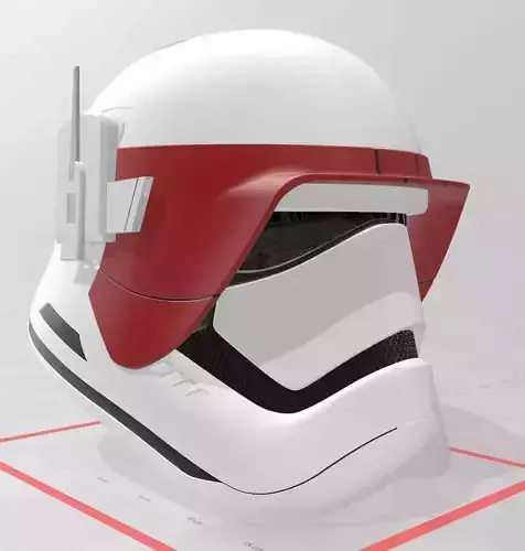 Lt Gauge FOTK Visor First Order Stormtrooper 3D print model