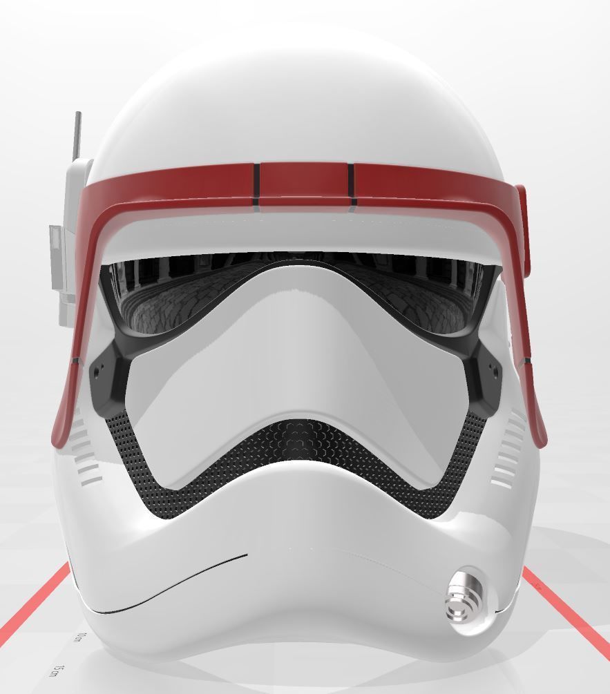 Lt Gauge FOTK Visor First Order Stormtrooper 3D print model_2