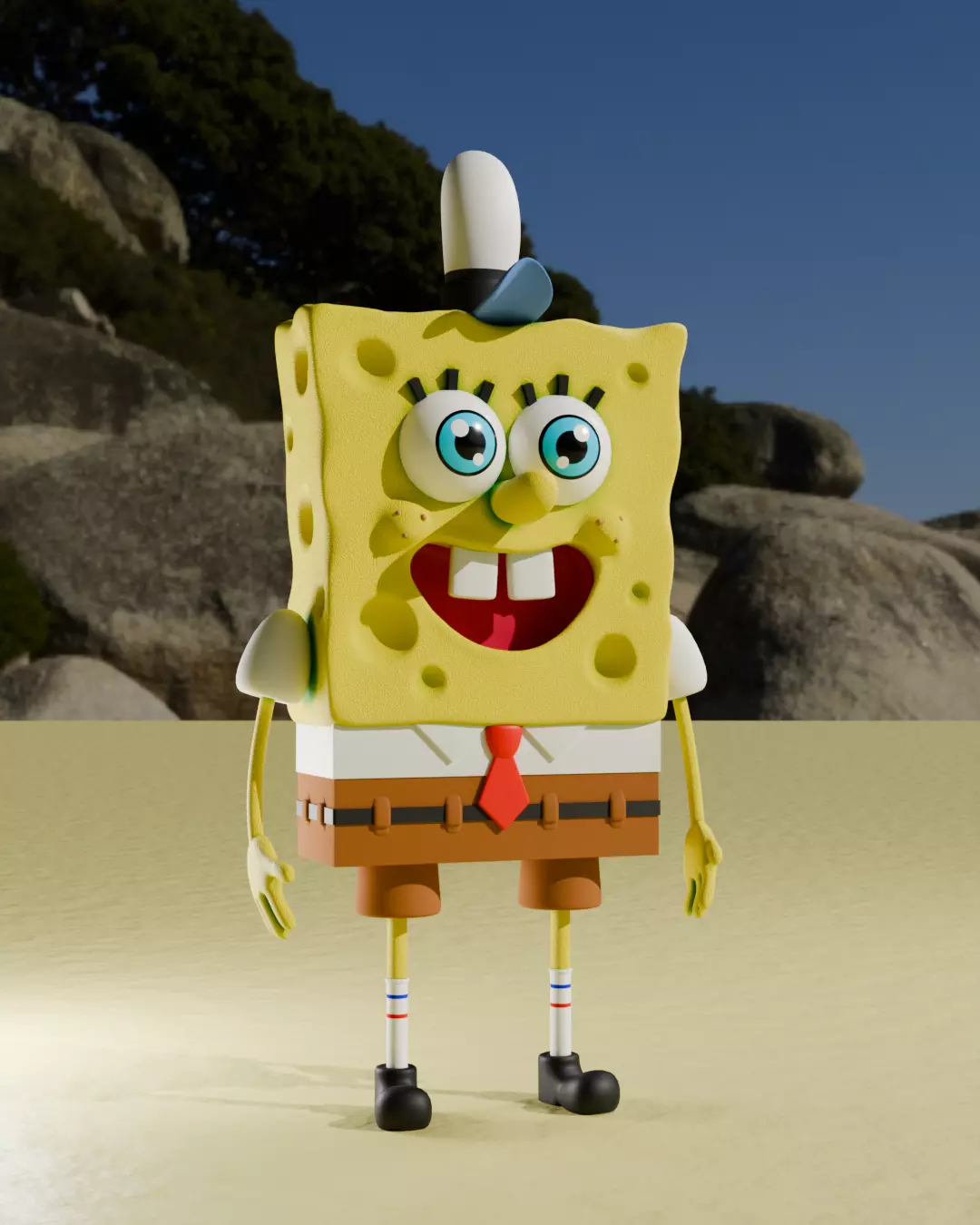 SpongeBob SquarePants  3D print model_0