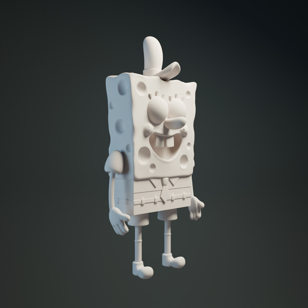 SpongeBob SquarePants  3D print model_2