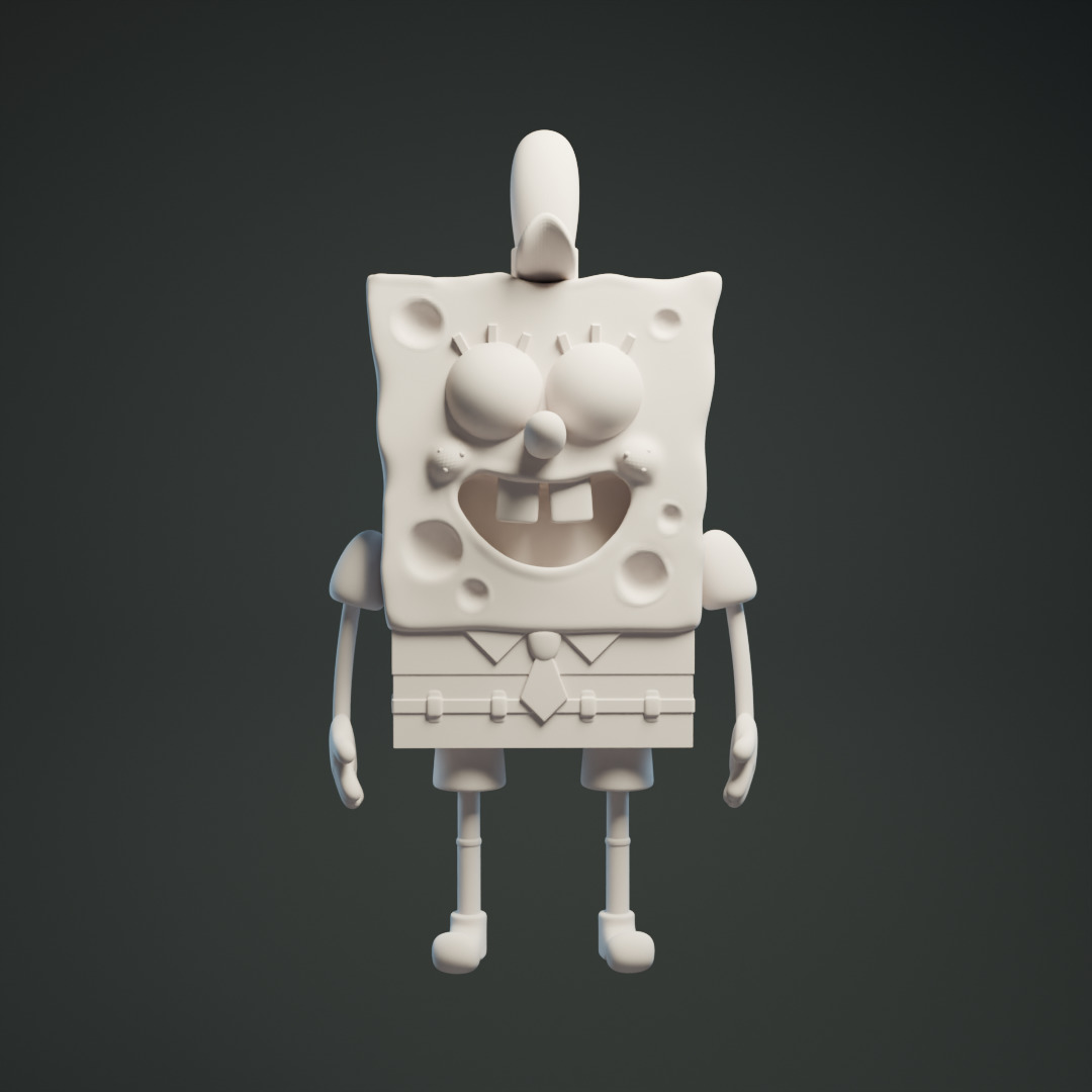 SpongeBob SquarePants  3D print model_1