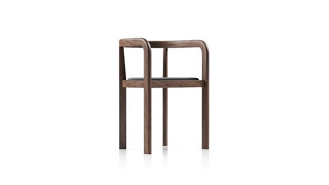 RH01 STUTTGART chair by E15 3D model