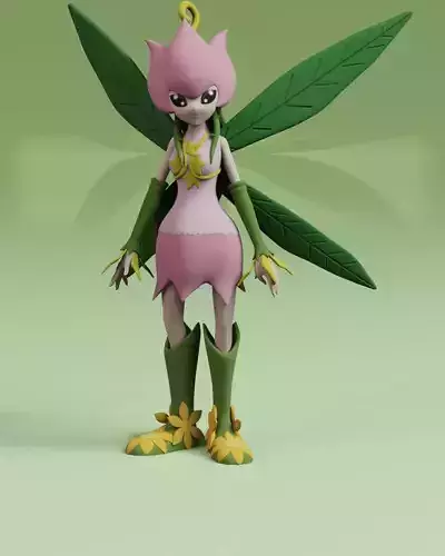 Lillymon Digimon Fanart