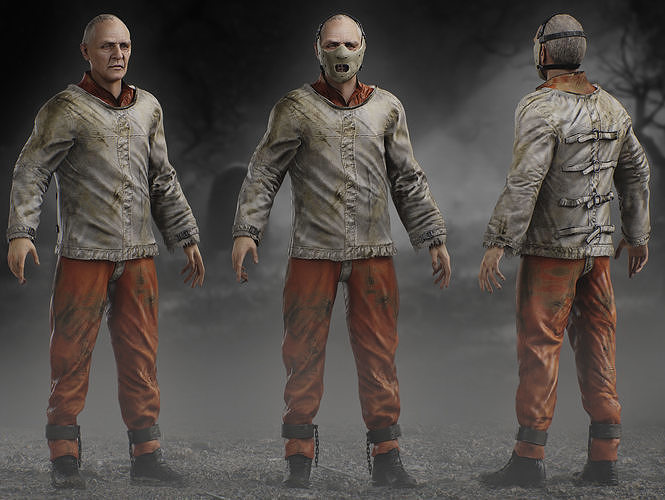 Hannibal Lecter Low-poly 3D model