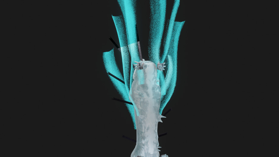 Polar Spectrophage Set Female Rigged Low-poly 3D model_12