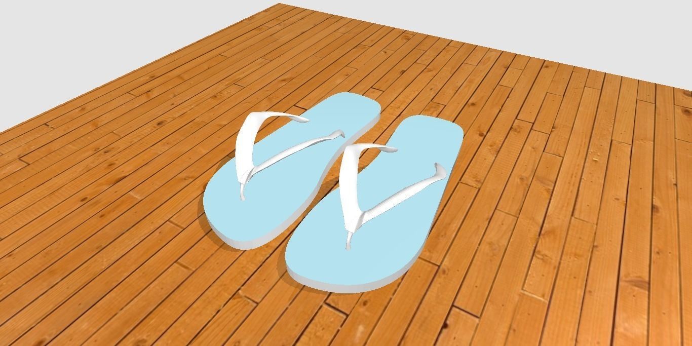 Flip Flop Free 3D model_1