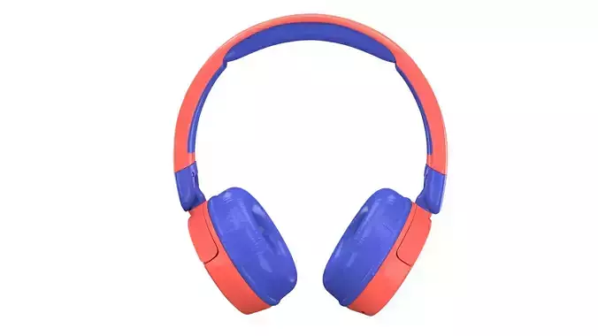 Colorful Kids Headphones 3D Model 