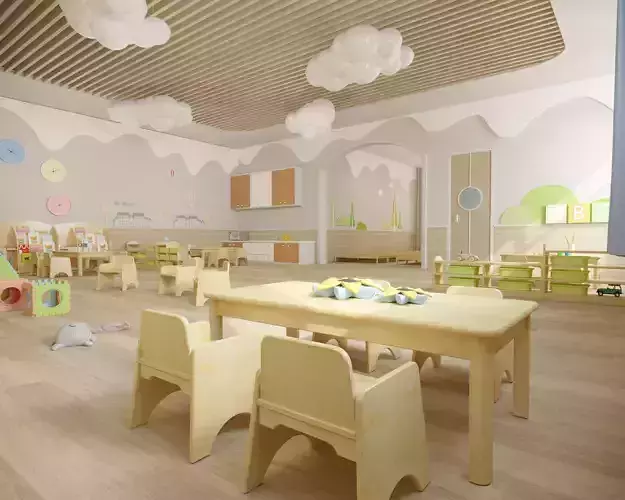  Kindergartenpreschool education training roomearly 