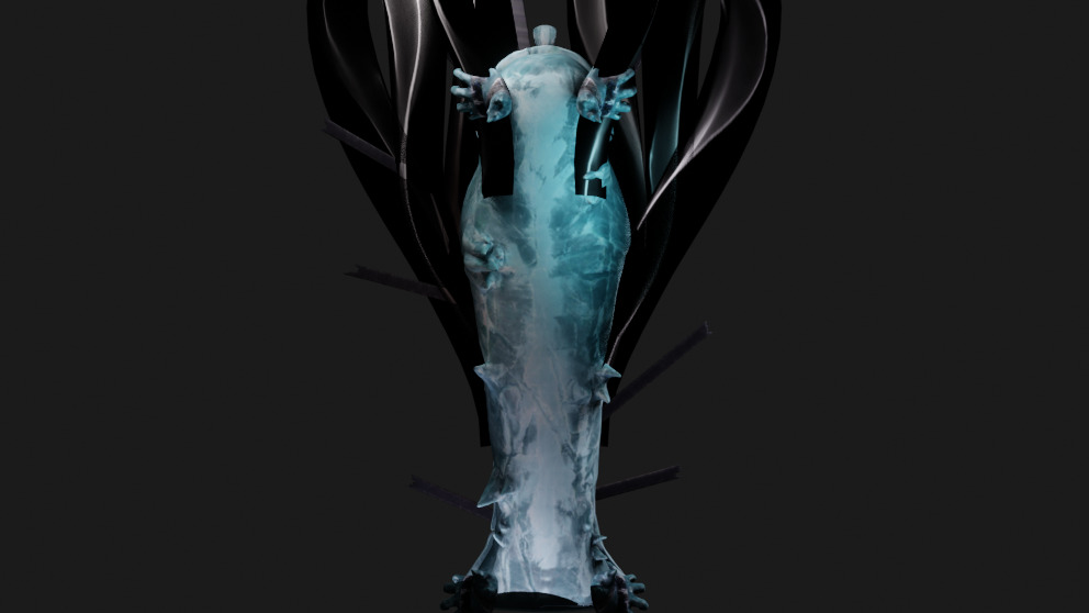 Polar Spectrophage Set Male Rigged Low-poly 3D model_9