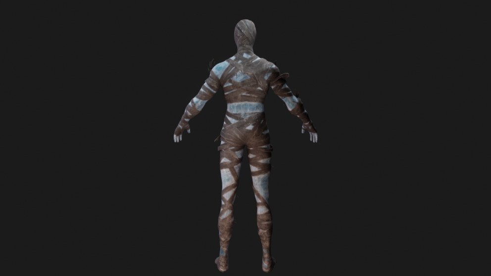 Polar Spectrophage Set Male Rigged Low-poly 3D model_3