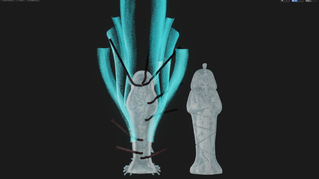 Polar Spectrophage Set Male Rigged Low-poly 3D model_13