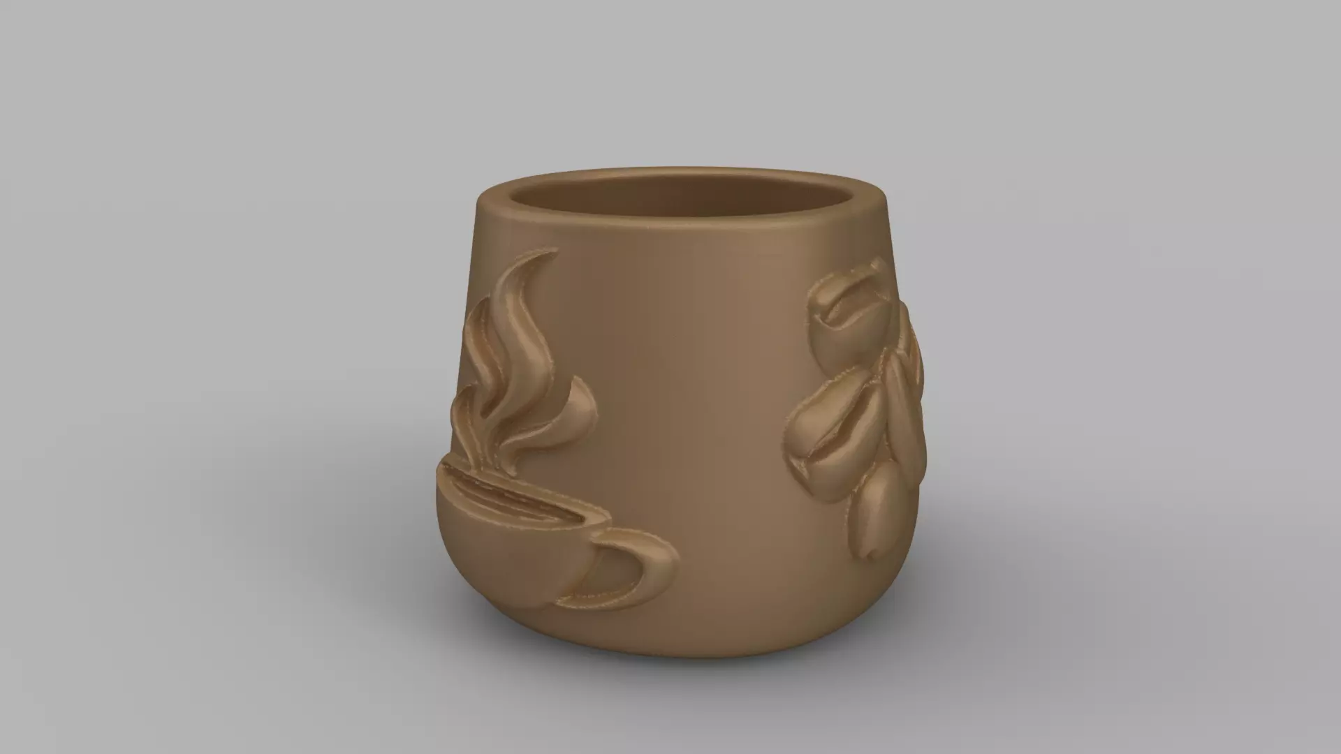 Coffee Bean Canister - Stylish 3D Printable Organizer 3D print model