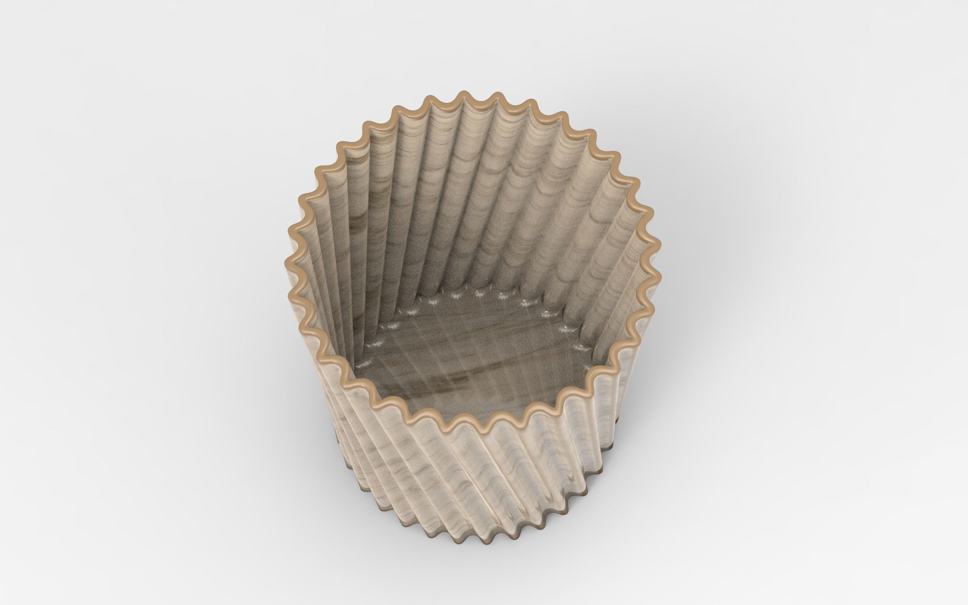 Hery Pen Holder Low-poly 3D model_1