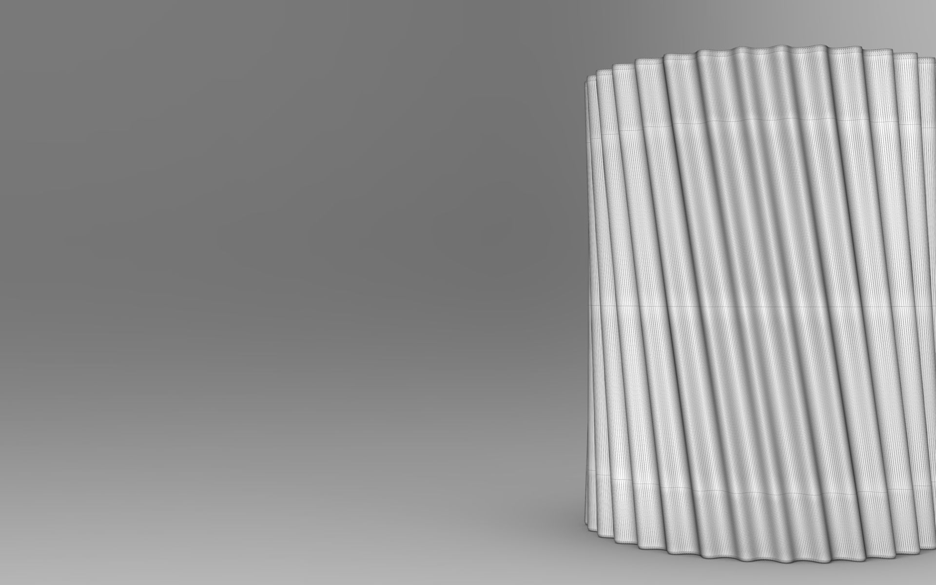 Hery Pen Holder Low-poly 3D model_6