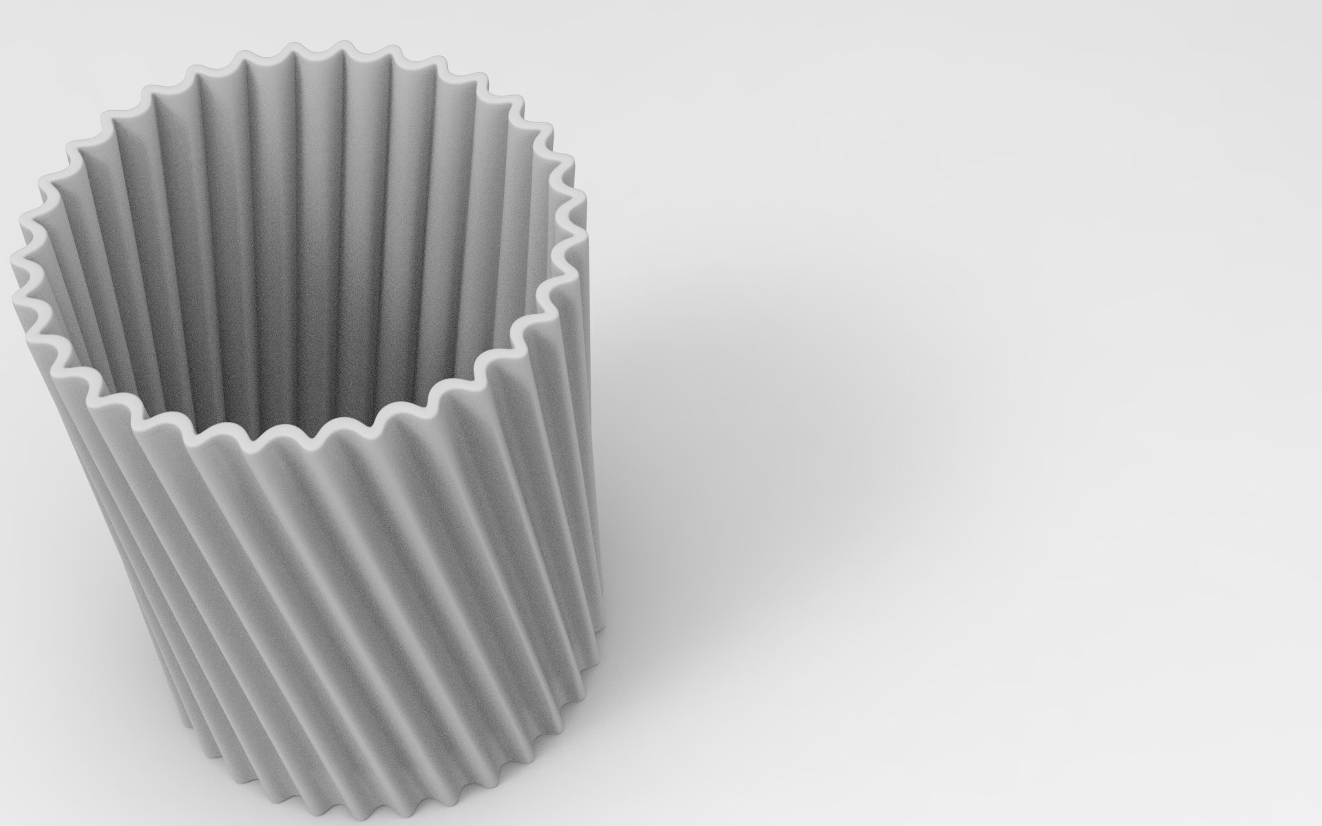 Hery Pen Holder Low-poly 3D model_7