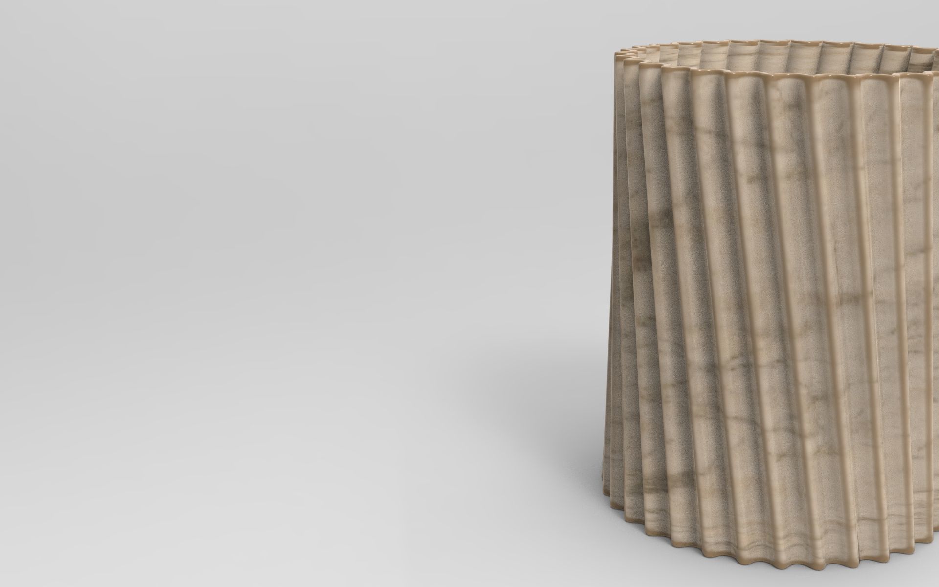 Hery Pen Holder Low-poly 3D model_2