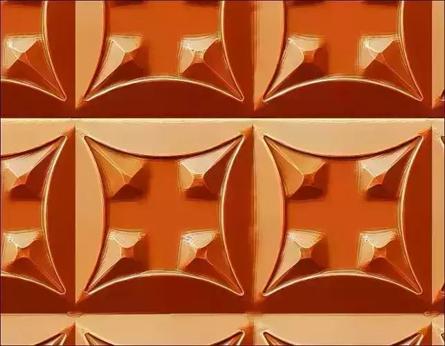 Seamless pattern Decor 3D print model