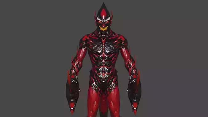 Red Goblin 3D Model 3D model