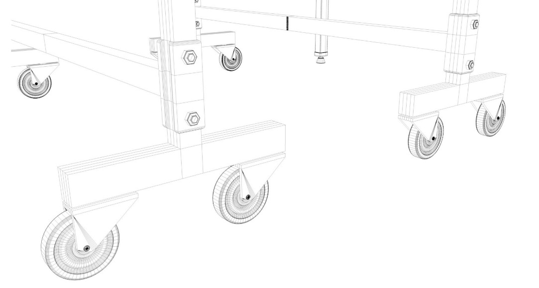 Tennis Table AND Tennis Paddles 3D model_15