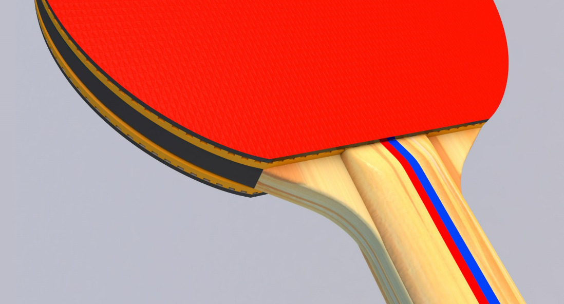 Tennis Table AND Tennis Paddles 3D model_11