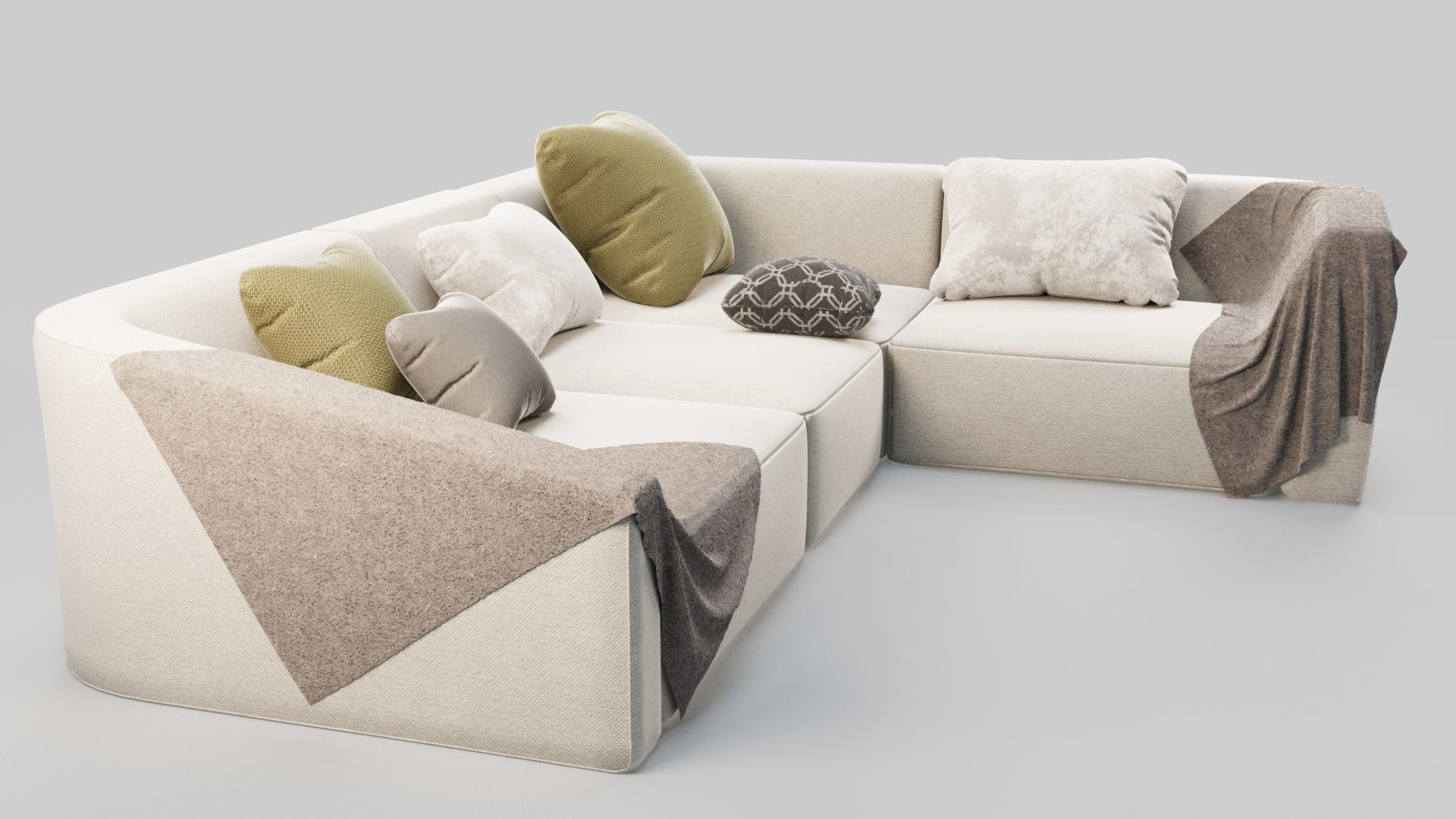 Gabbi Modular Sofa 3D model_1