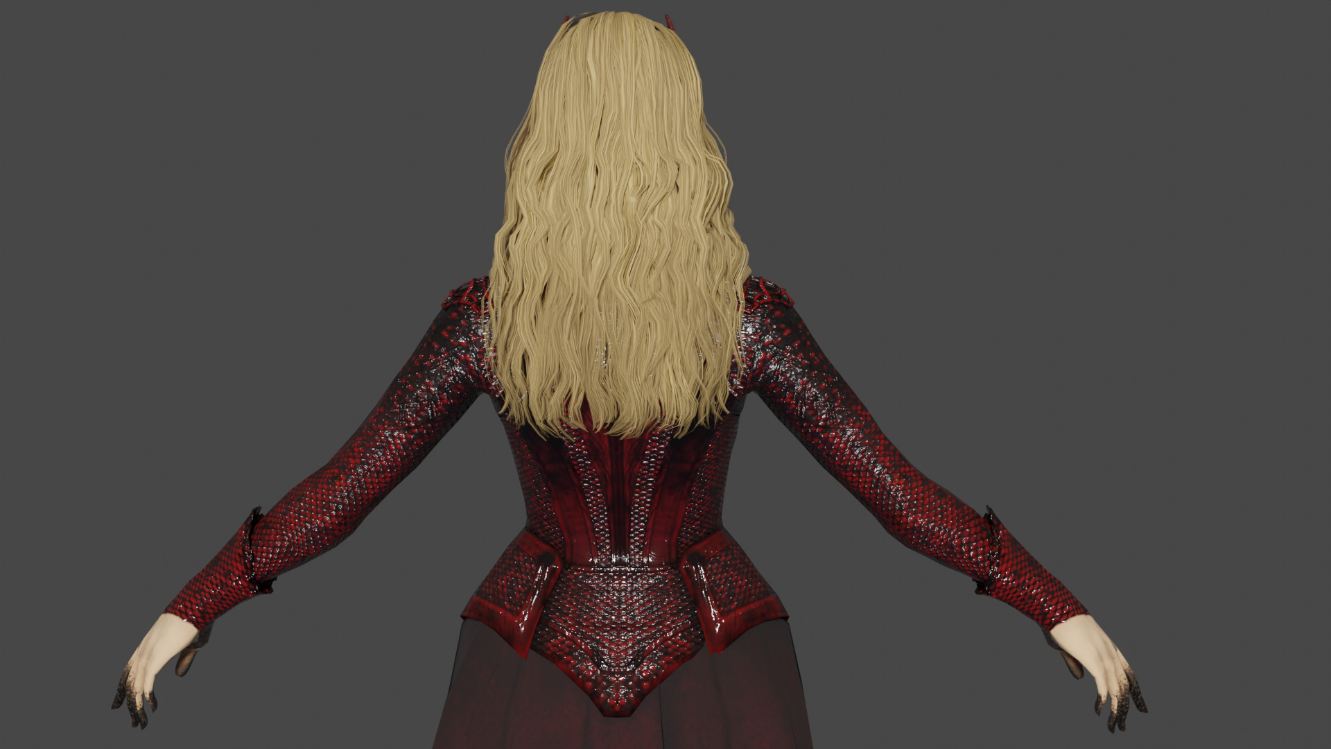 Scarlet Witch 3D Model 3D model_4