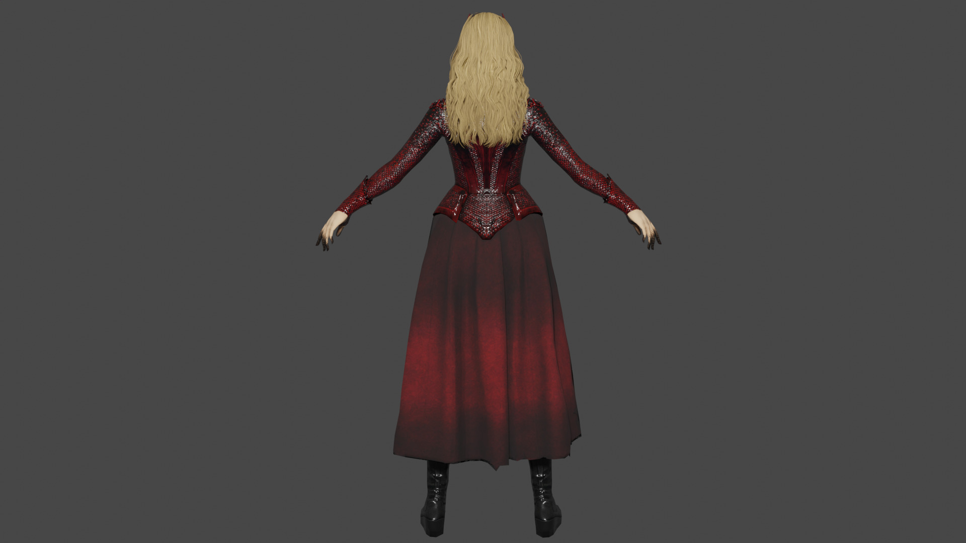 Scarlet Witch 3D Model 3D model_5