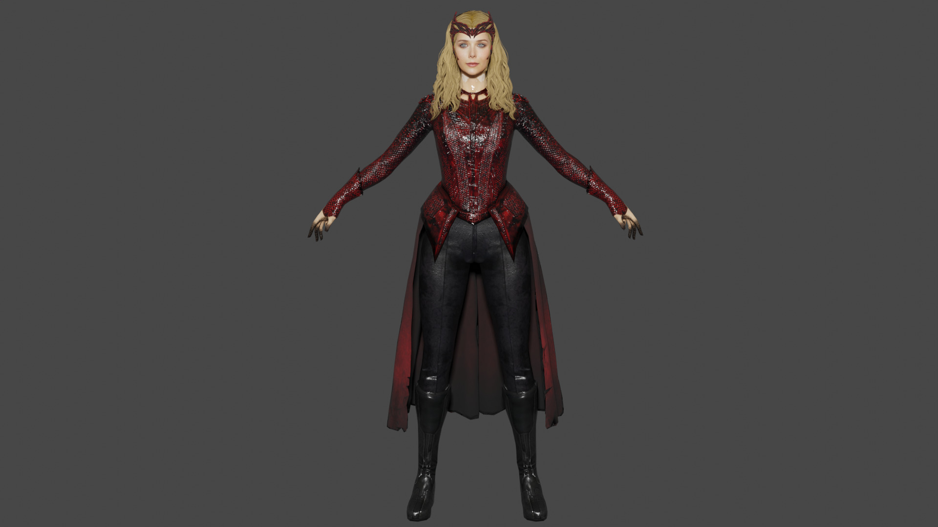 Scarlet Witch 3D Model 3D model_1