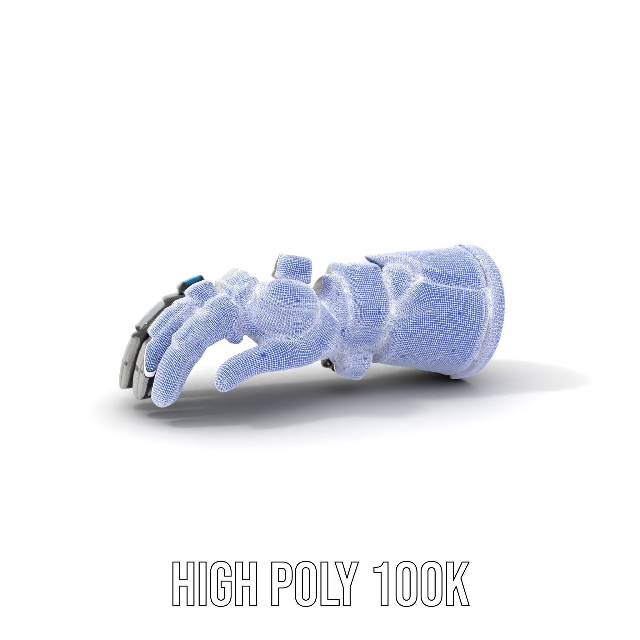 SciFi Robotic Arm Model Pack Low-poly 3D model_5