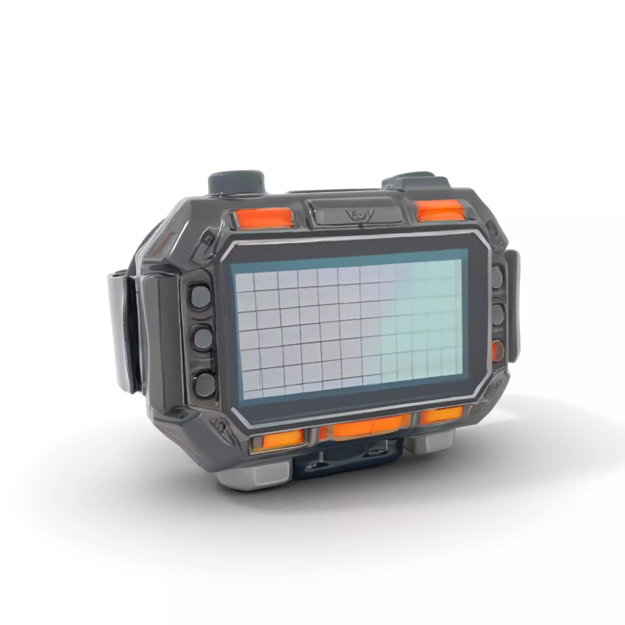 Futuristic Wrist Device Display model pack Low-poly 3D model_0
