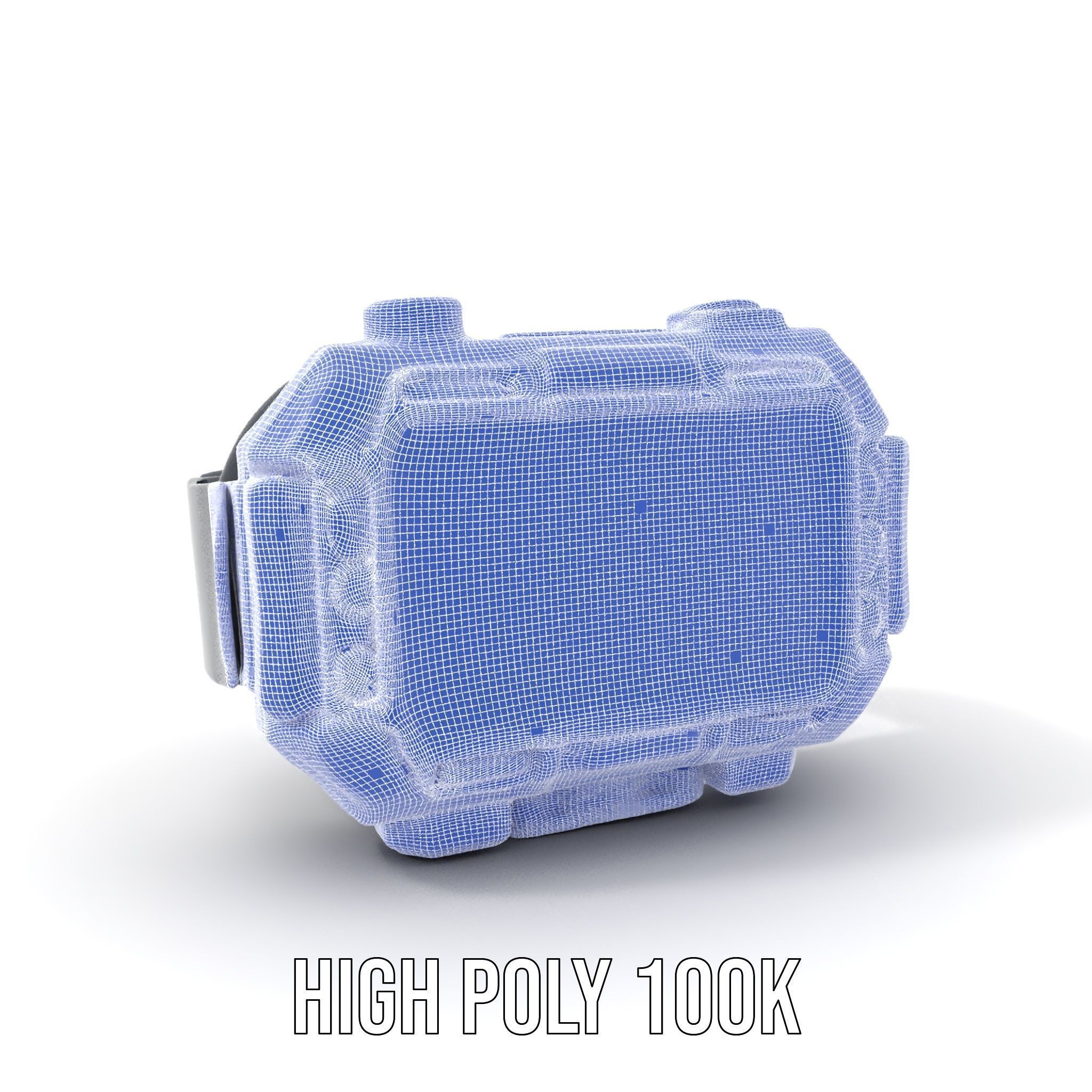 Futuristic Wrist Device Display model pack Low-poly 3D model_5