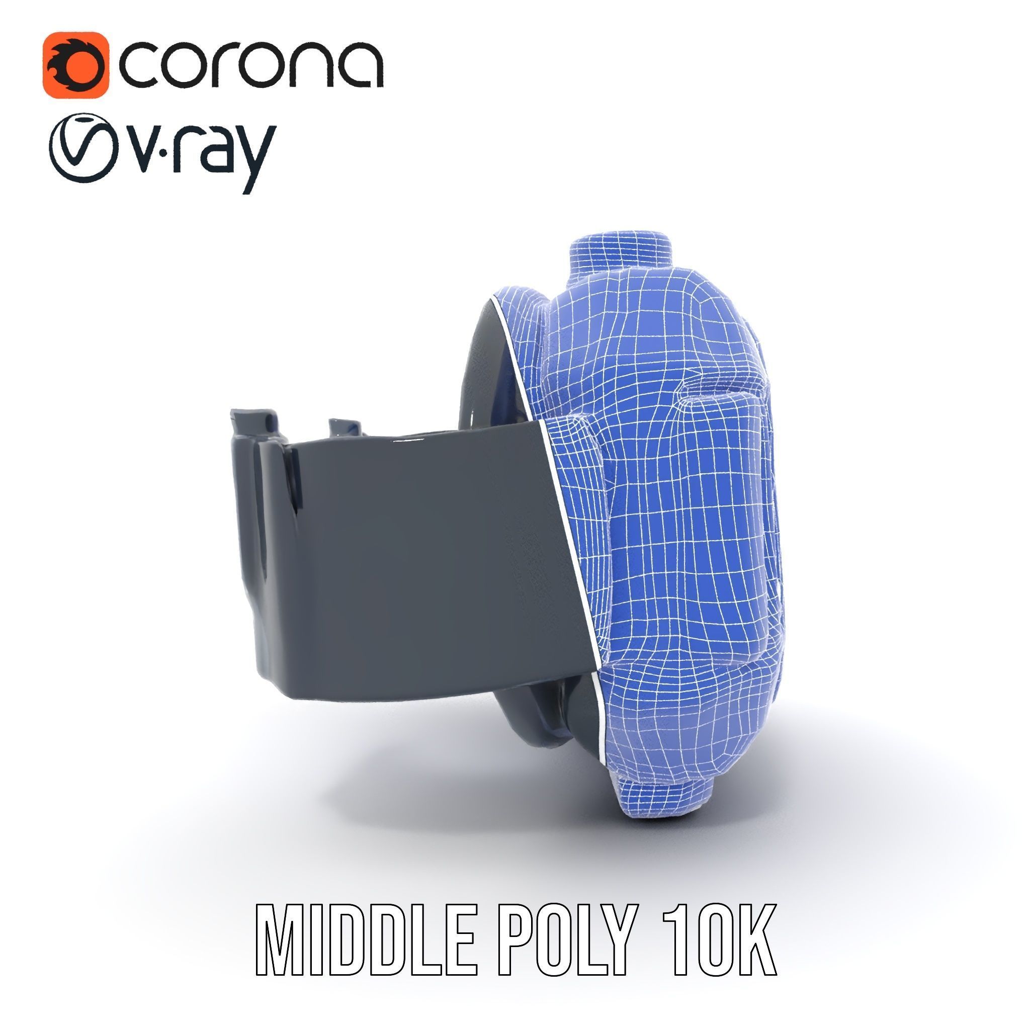 Futuristic Wrist Device Display model pack Low-poly 3D model_22
