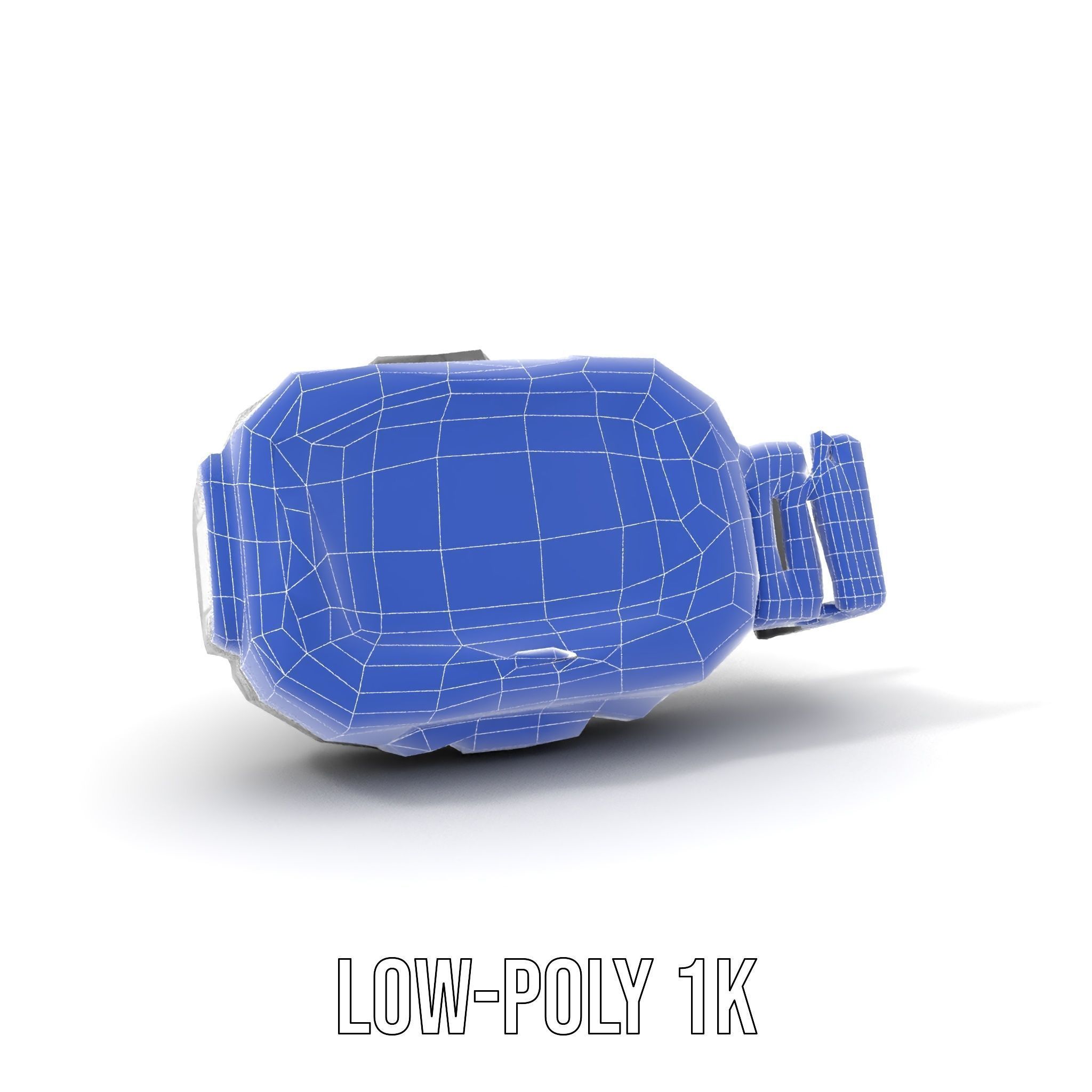 Futuristic Smartwatch Model Pack with Detailed Display Low-poly 3D model_28