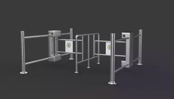 Fast Speed Gate 3D model