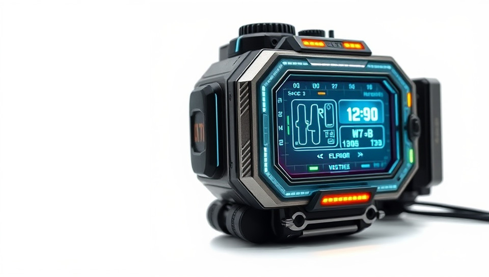 Futuristic Device Model Pack with Digital Display Low-poly 3D model_3