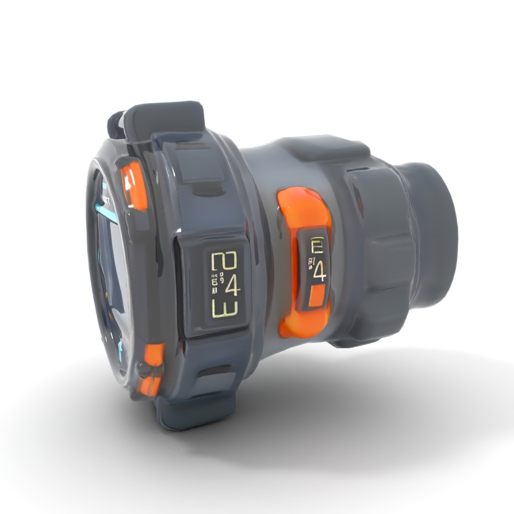Futuristic Wrist Gadget Model Pack Low-poly 3D model_13