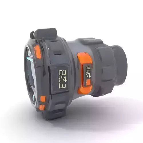 Futuristic Wrist Gadget Model Pack Low-poly 3D model