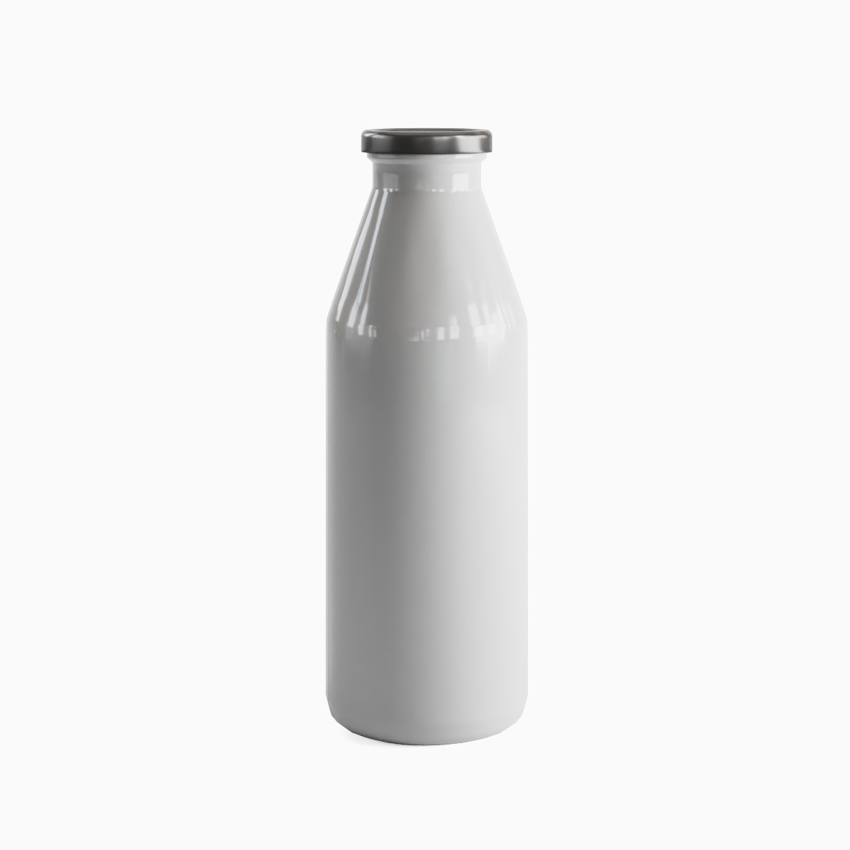 Milk Bottle 01 Low-poly 3D model_1