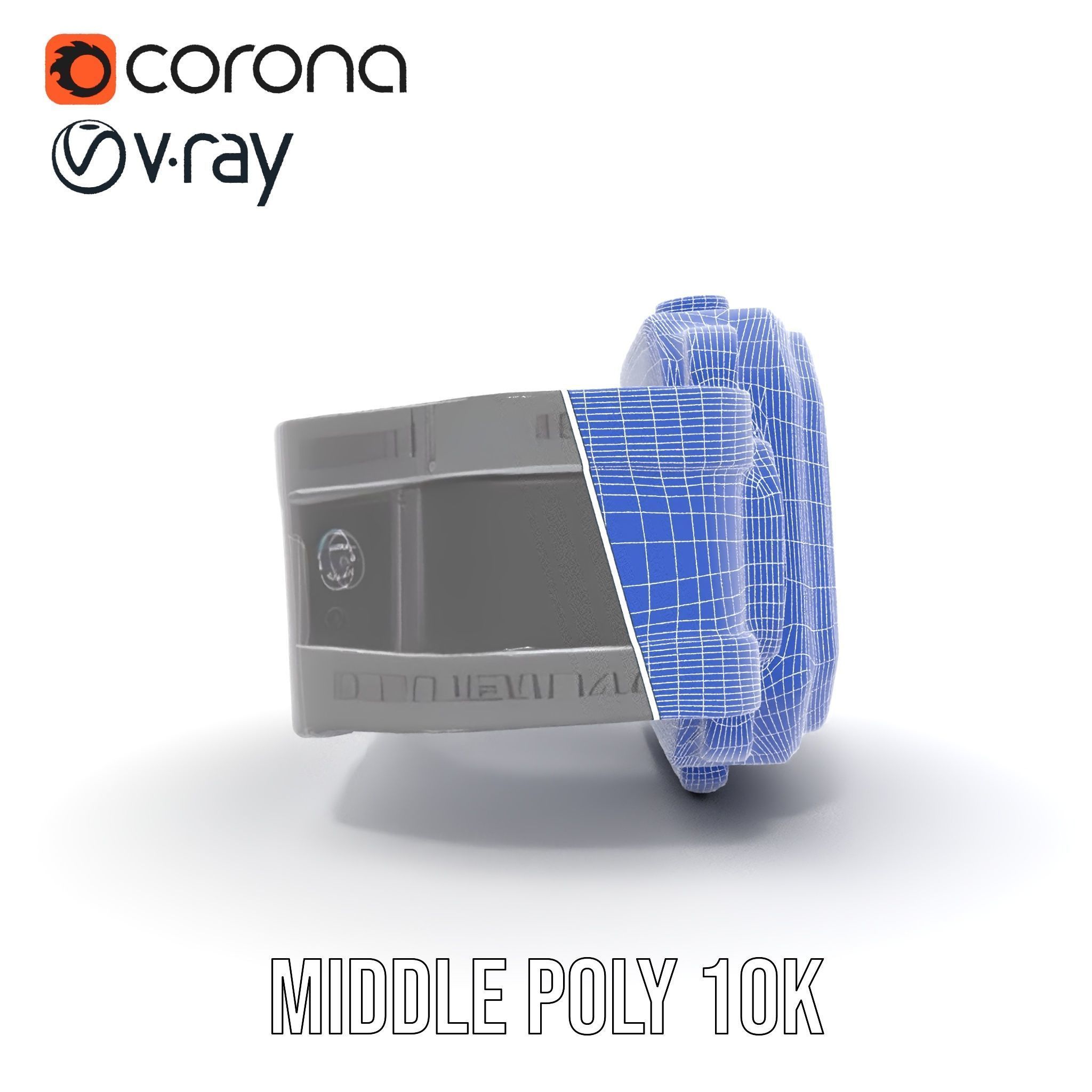 Futuristic Wrist Device model pack with Advanced Display Low-poly 3D model_28