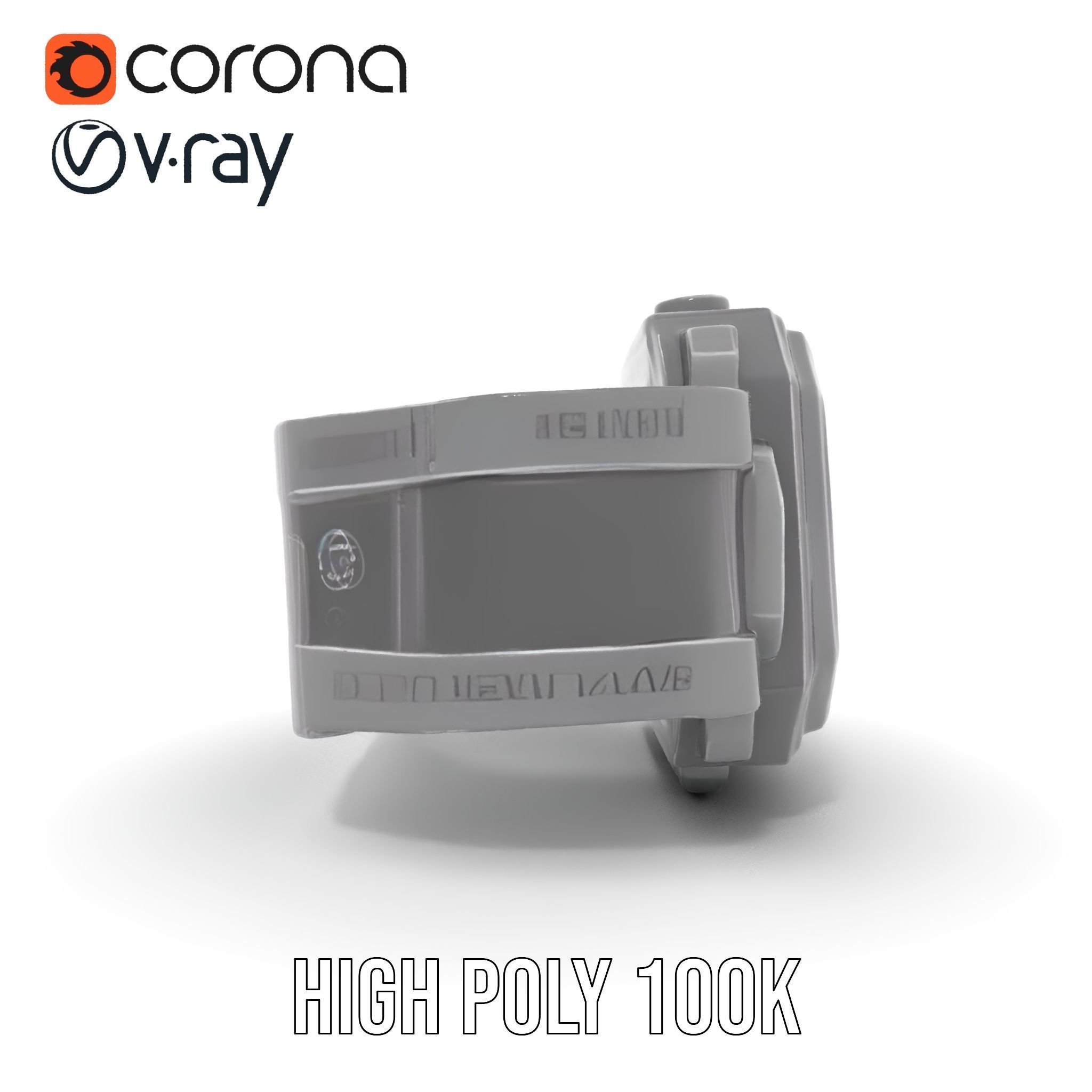 Futuristic Wrist Device model pack with Advanced Display Low-poly 3D model_18