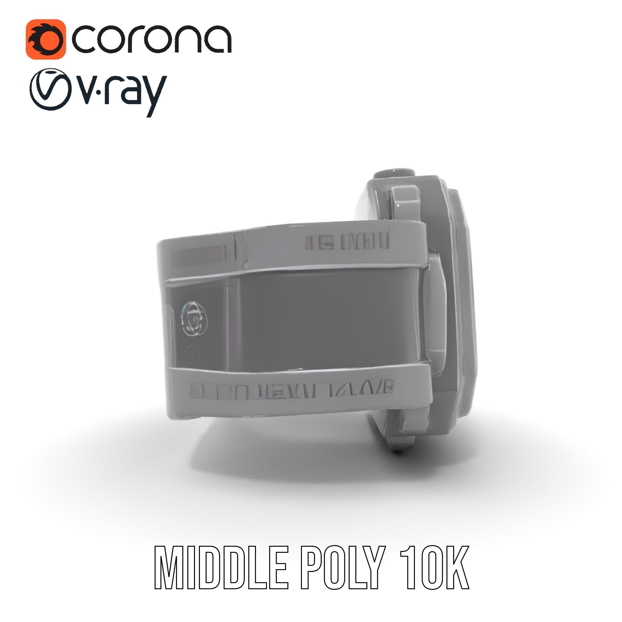 Futuristic Wrist Device model pack with Advanced Display Low-poly 3D model_11