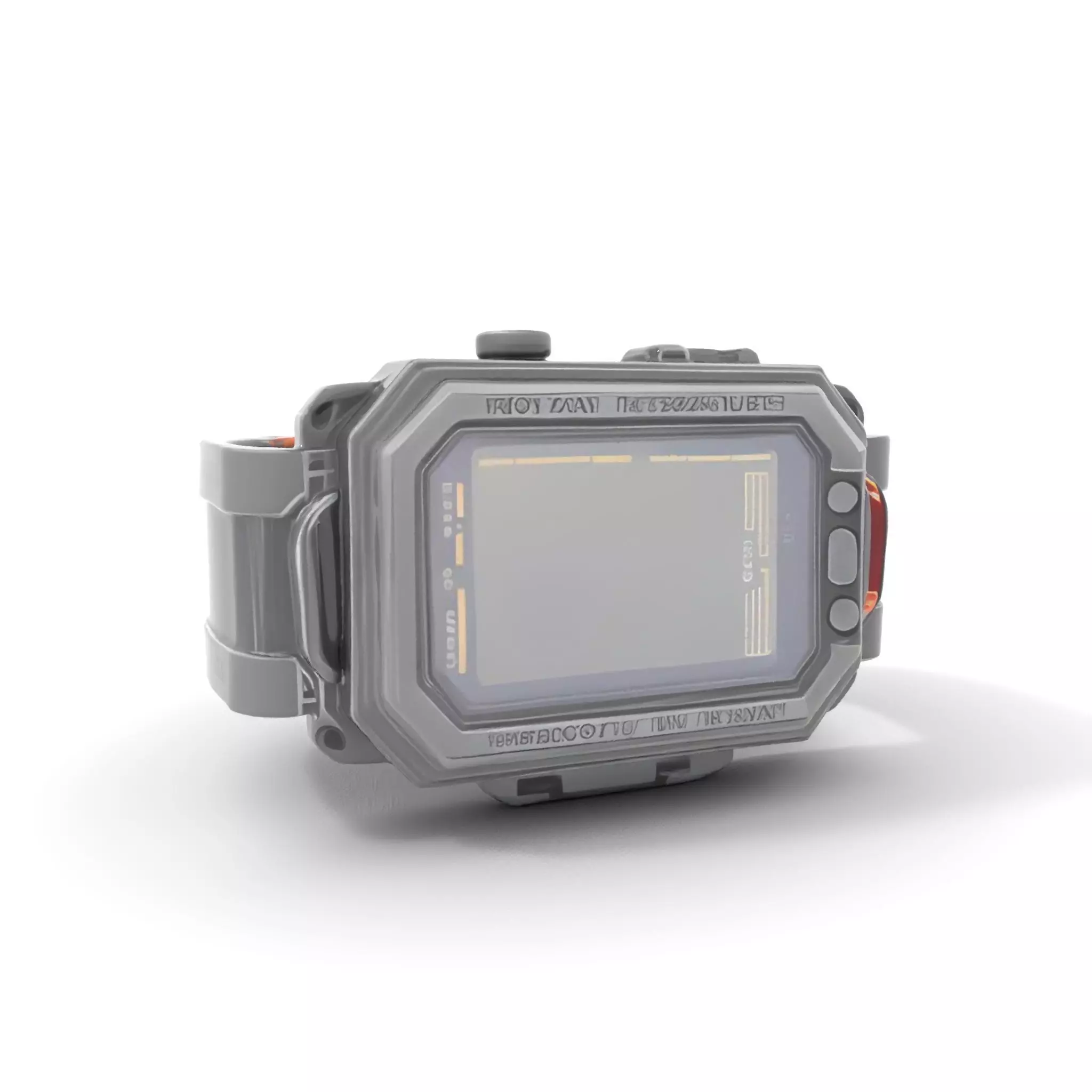 Futuristic Wrist Device model pack with Advanced Display Low-poly 3D model_0