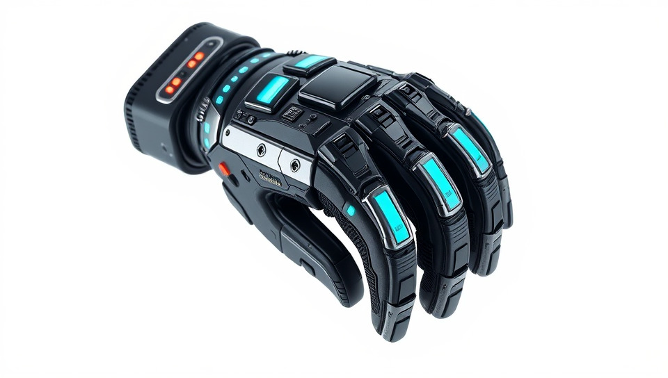 Futuristic Cyber Glove Model Pack Low-poly 3D model_3