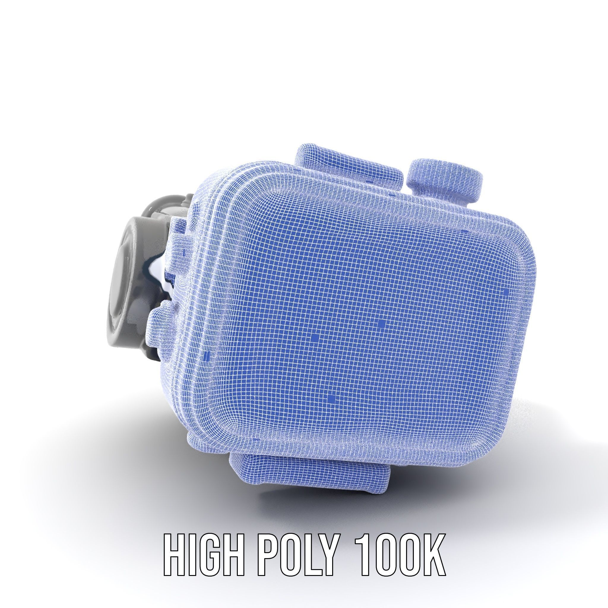 Compact Action Camera Model Pack Low-poly 3D model_5