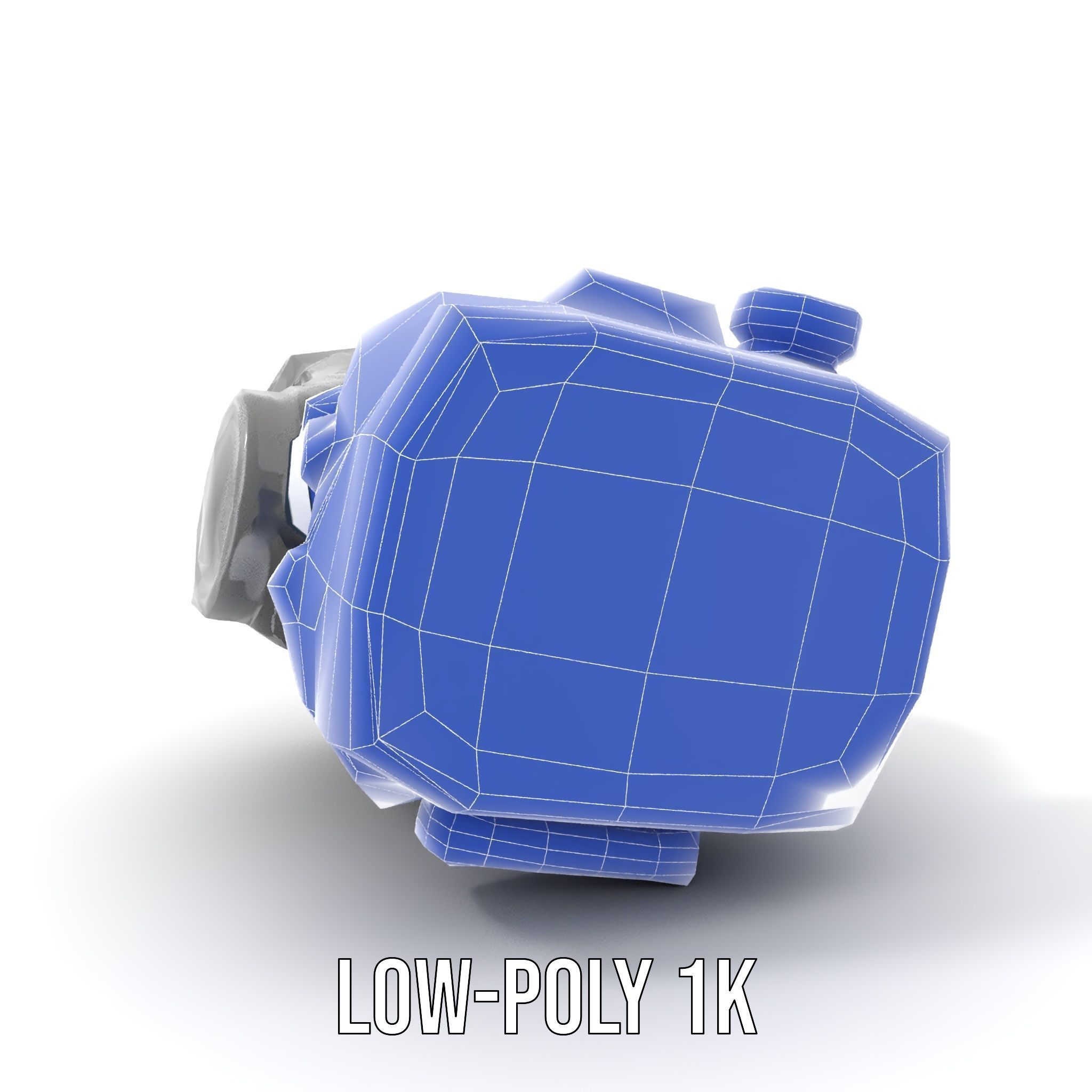 Compact Action Camera Model Pack Low-poly 3D model_8