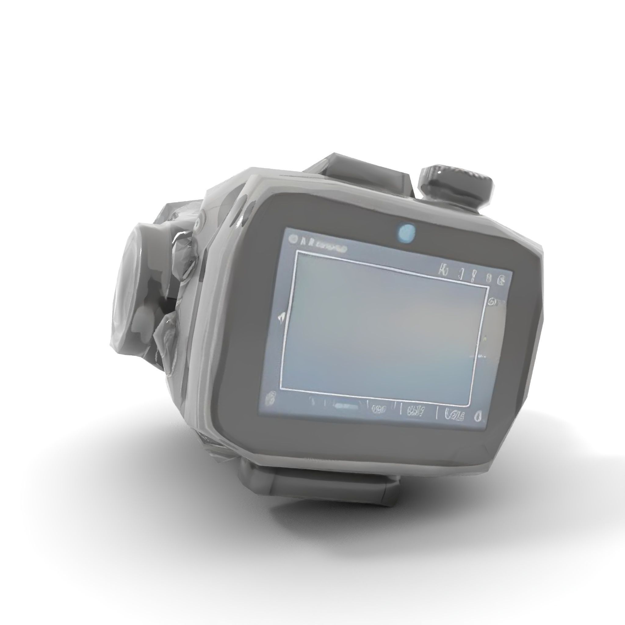 Compact Action Camera Model Pack Low-poly 3D model_20