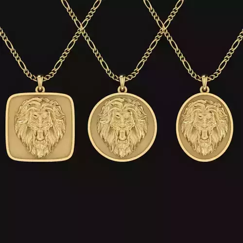 Lion Pendant 2 3D print model