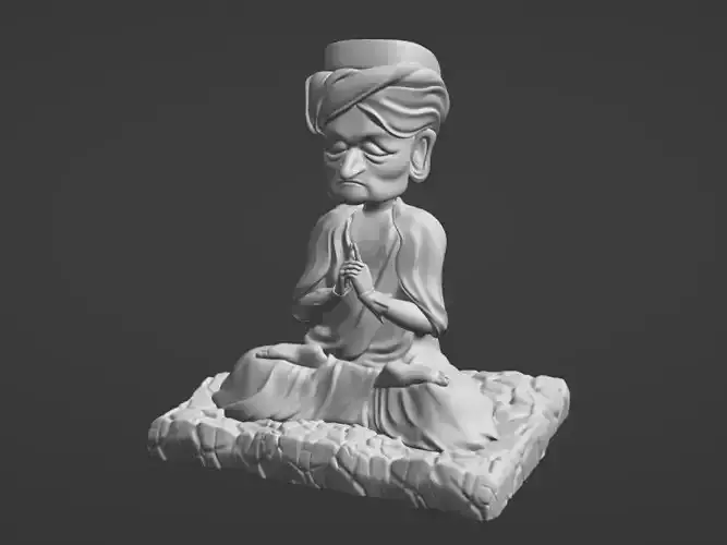 Statuette of a monk