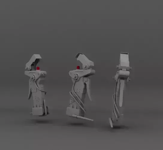 3D Overwatch Concept Art Low-poly 3D model